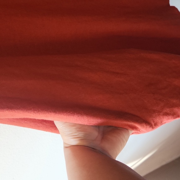 NWT OLD NAVY Linen-Blend Shirt Dress Color: Bronzed Amber, Size 2x - Picture 8 of 14